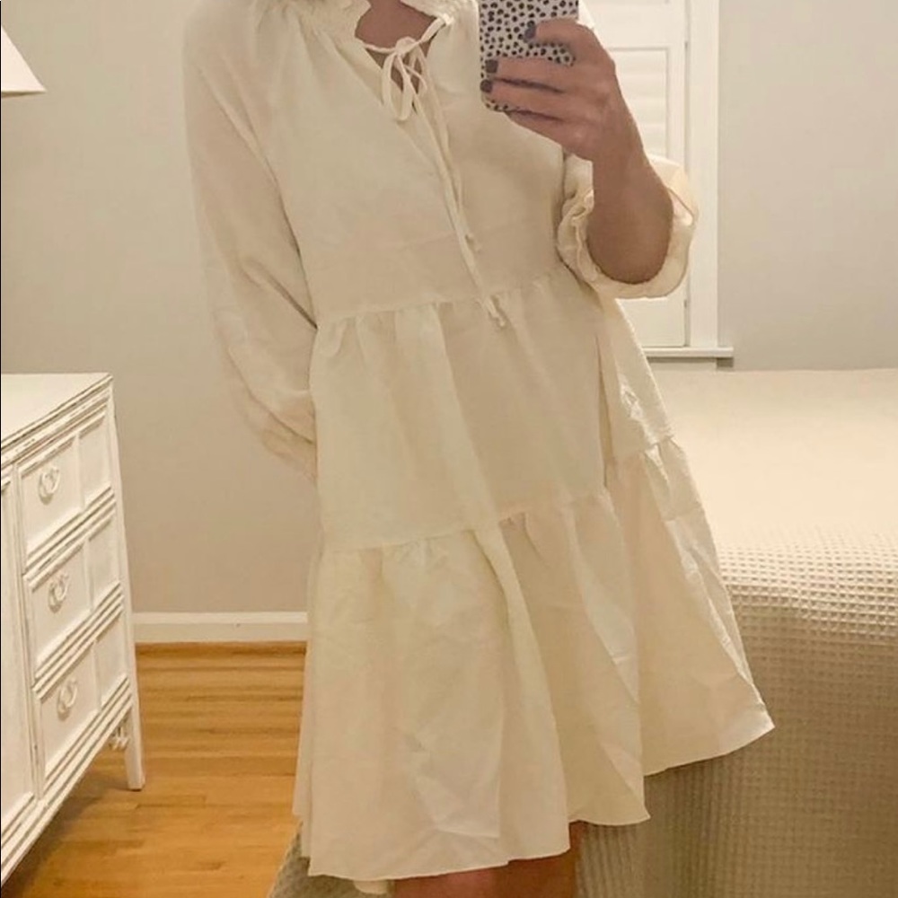 Wishlist cream crepe dress